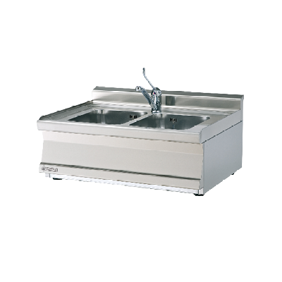 Sink with battery